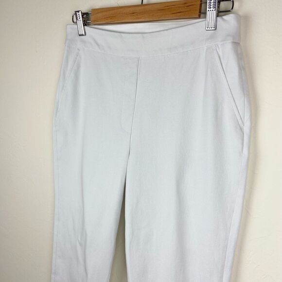 Spanx Slim Straight Stretch Pant - Classic White - Picture 3 of 8